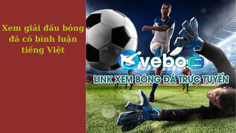 Xem giải đấu bóng đá có bình luận tiếng Việt
